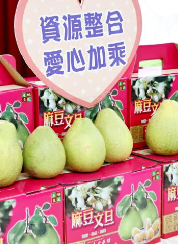 南市36民團贈柚助弱勢 黃偉哲感謝發起中秋公益挺果農