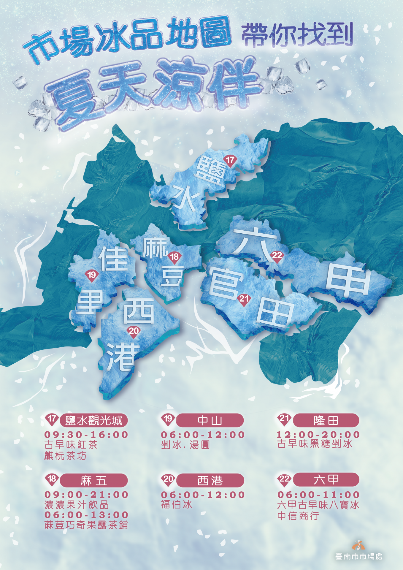 臺南高溫限定 市場冰品地圖帶你找到夏天「涼」伴！