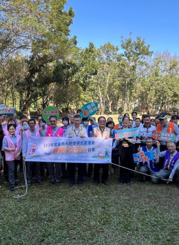 模擬大量蜂螫與水域事故，南市府聯合尖山埤渡假村大量傷患演練