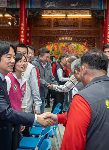 賴清德總統出席金山健行活動 促進中央地方合作推動治水工程