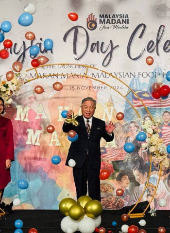 外交部政務次長田中光出席「2024 馬來西亞美食嘉年華」開幕式 強化臺馬友誼