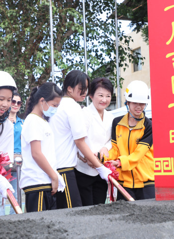 豐東國中老舊校舍重建動土 臺中市政府挹注2億元改善學習環境