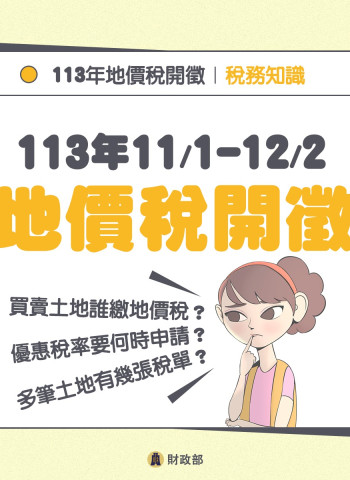 地價稅全國稅額996億!自住房每件平均1749元,11月1日正式開徵,12月2日截止繳納