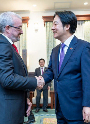 賴清德總統接見捷克眾議院友台小組 期待加速臺捷合作