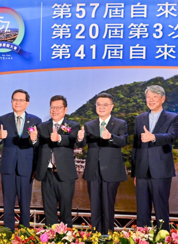 行政院長卓榮泰出席自來水節 強調提升普及率、減少漏水率並改善員工福利