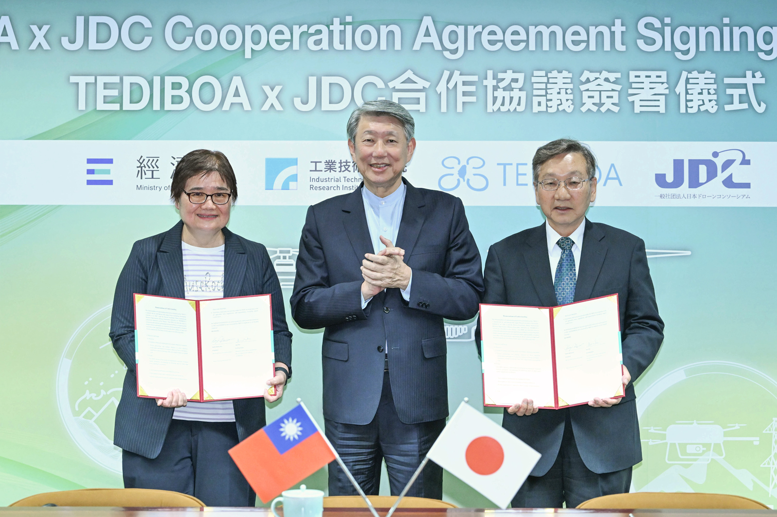 經濟部助攻台日無人機聯盟 TEDIBOA攜手JDC 擴大國際供應鏈合作