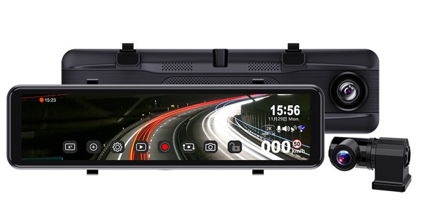 快譯通R520A電子後視鏡行車記錄器重磅登場!前4K後2K+星光夜視二代+全屏觸控+科技執法提醒,開啟智慧行車新世代