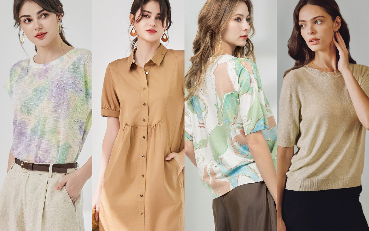 從貼身到時尚 SiOHER熹歐禾以天然材質打造夏日清涼穿搭對策