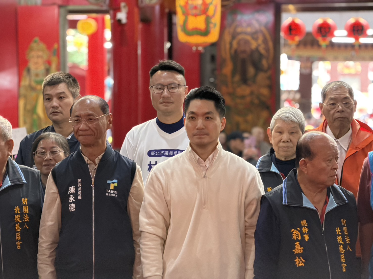 「三寶爸」合體 蔣萬安身旁「他」受矚 林揚庭傳承林瑞圖 在地囡仔拚友善育兒