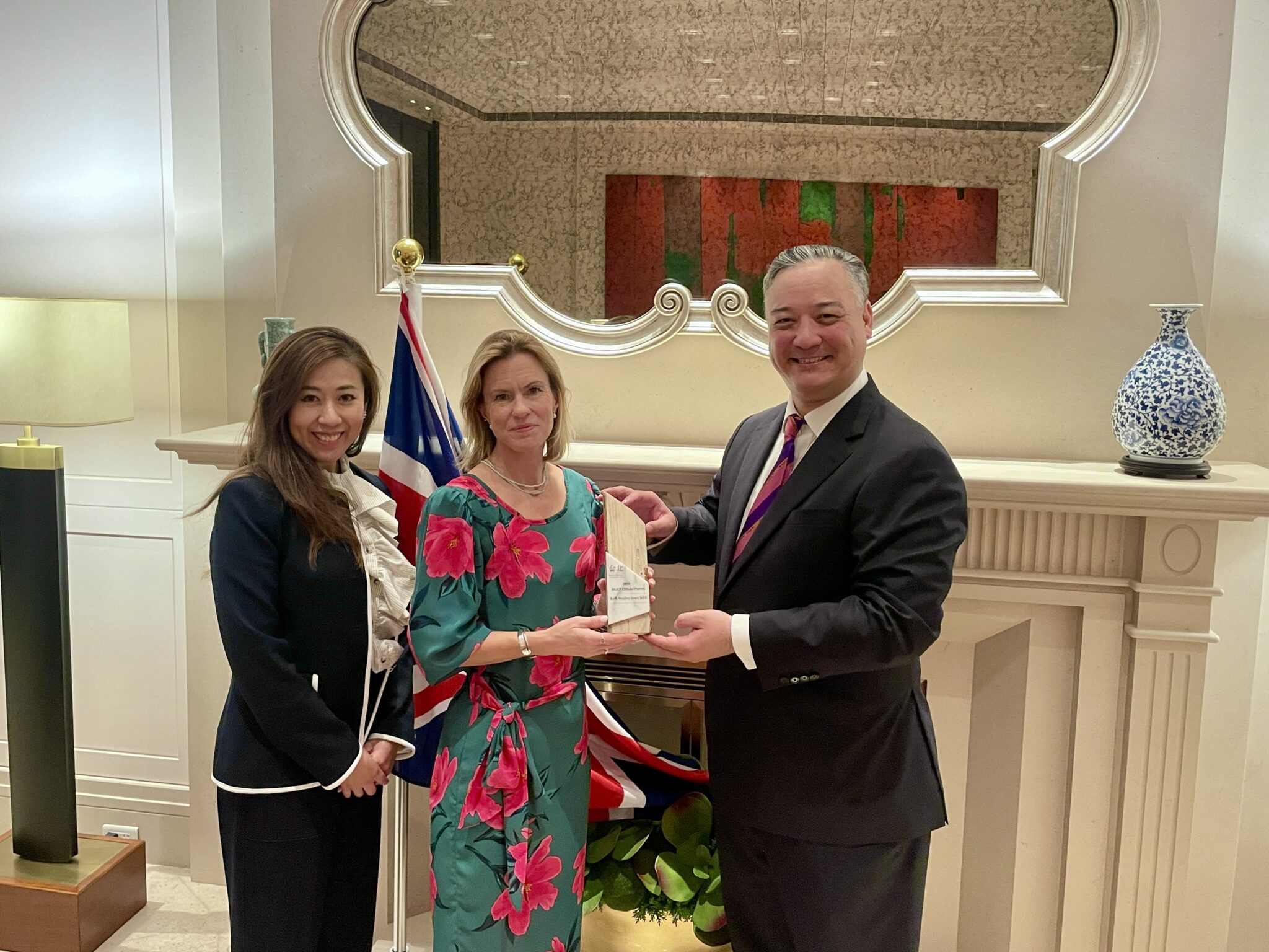 北市英僑商務協會歡迎 Ruth Bradley-Jone代表擔任官方資助人