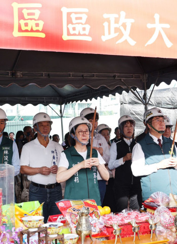 臺南市北區區政大樓今上樑 預計114年8月完工 提供民眾優質洽公環境