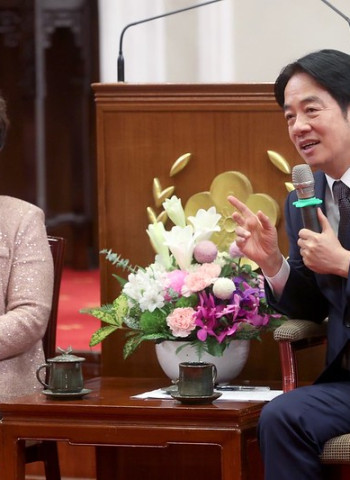 賴清德總統接見世華工商婦女企管協會訪問團 盼推動臺灣國際影響力