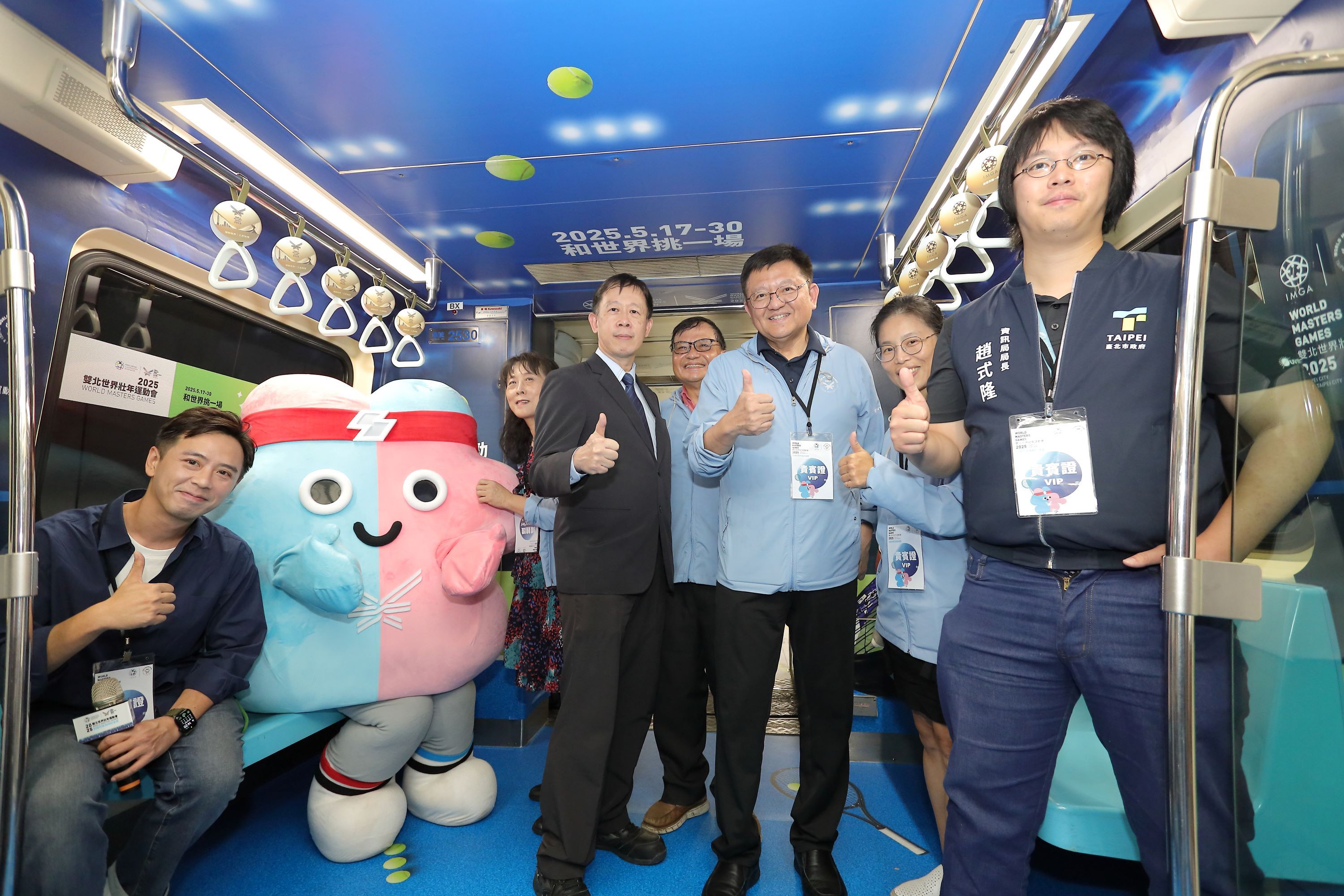 2025雙北世壯運倒數200天 彩繪列車盛大亮相
