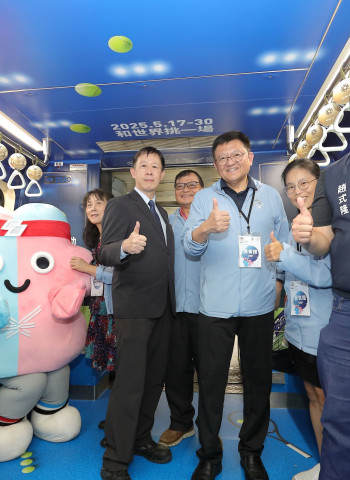2025雙北世壯運倒數200天 彩繪列車盛大亮相