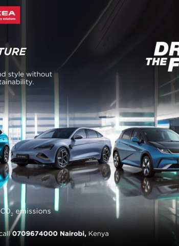 比亞迪在肯亞推出三款電動車，進一步拓展全球市場