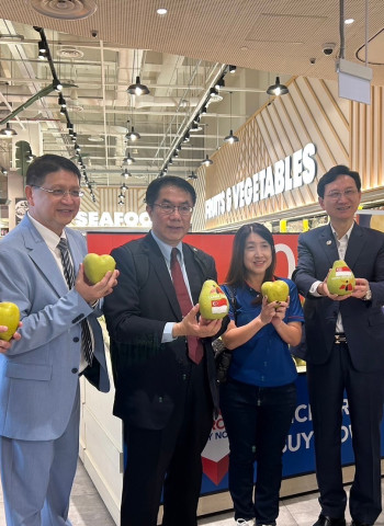 台南文旦登陸新加坡 市長黃偉哲推廣掀搶購熱潮