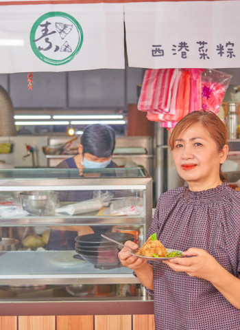 【臺南好呷市】蓮華素食:西港菜粽 傳承父親的西港第一名美食