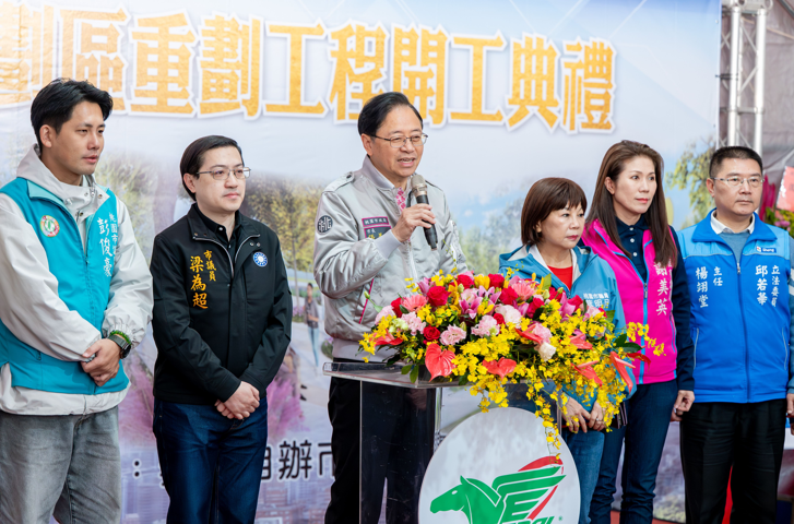 桃園泰豐自辦市地重劃區動工 市長張善政：中壢區城市更新再加速