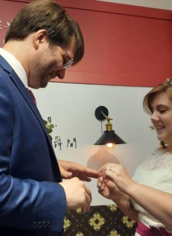 從德國到臺南:浪漫古都吸引國際新人結婚,德國新人跨海浪漫登記結婚!