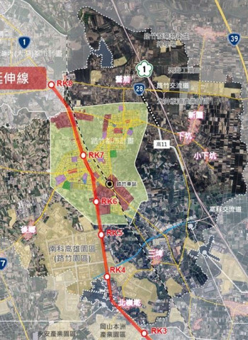 高雄市路竹鄉村地區整體規劃啟動　結合TOD與科技產業S廊帶推動轉型發展