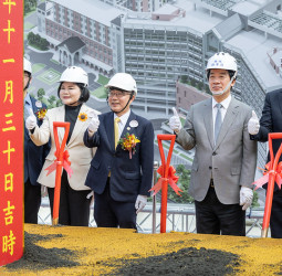 賴清德總統出席臺大醫院雲林虎尾醫療及綜合大樓動土典禮　強調持續推動健康平權與醫療建設