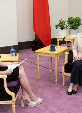 蕭美琴副總統接受美國《War Room》專訪　談地緣政治、臺美關係與永續和平願景