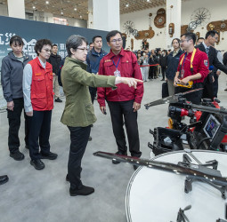 蕭美琴副總統出席產官研合作無人機救災韌性展演　肯定運用科技提升防災及防衛韌性　救災成果獲高度肯定