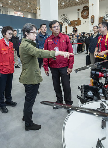 蕭美琴副總統出席產官研合作無人機救災韌性展演　肯定運用科技提升防災及防衛韌性　救災成果獲高度肯定