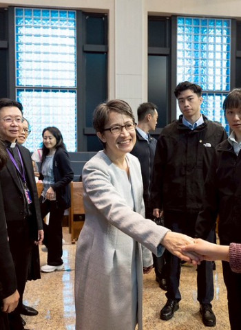 蕭美琴副總統出席長老教會聖誕聯合禮拜　肯定陪伴與關懷傳遞愛、盼望與勇氣安定人心守護臺灣