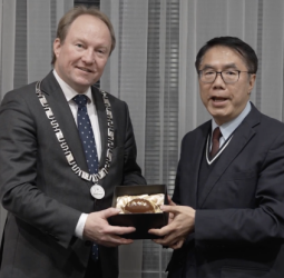 臺南市長黃偉哲訪荷蘭友誼市阿梅爾　以歷史情誼開展臺荷科技新篇章