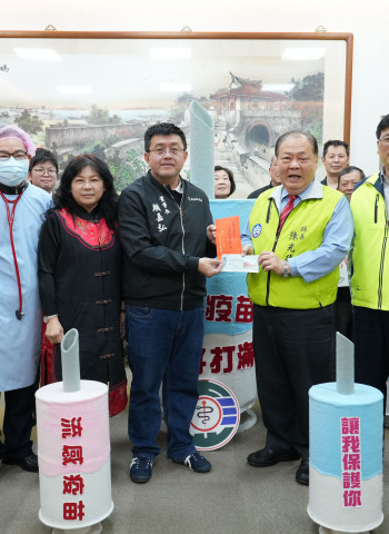 暖心義舉!馬公城隍廟捐千劑疫苗 守護澎湖居民健康