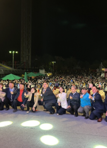 劍湖山「點亮愛心 超越快樂」公益晚會震撼登場，煙火與無人機表演點亮雲林夜空！國際同濟會及企業力挺公益