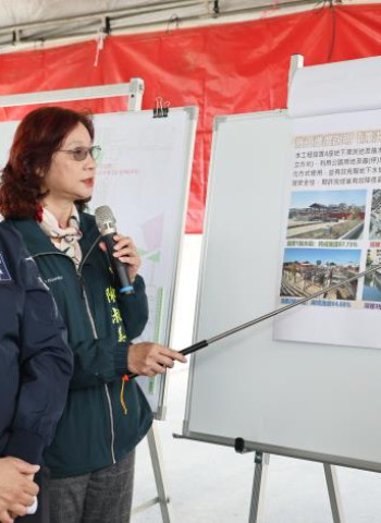 臺南市長黃偉哲視察喜樹灣裡市地重劃工程 推動南區發展邁大步