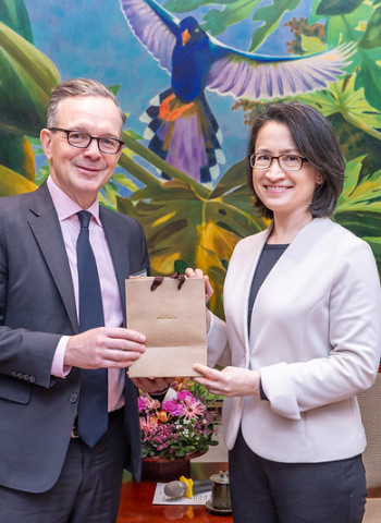 副總統蕭美琴接見美台商業協會訪問團 強調深化臺美合作促進經濟繁榮