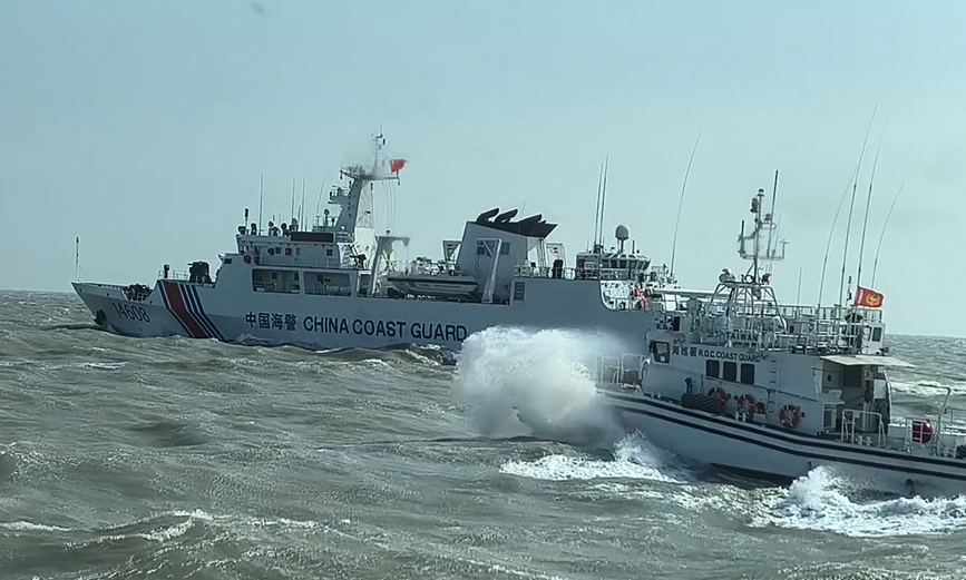 元旦後中國海警侵擾金門！海巡署艦艇嚴陣部署 成功驅離敵方船隻