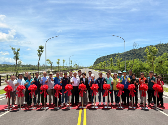 臺東市龍馬大道景觀道路正式通車　內政部國土署挹注1.21億元助攻知本觀光發展