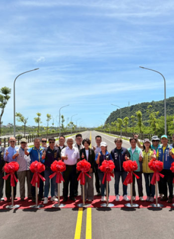 臺東市龍馬大道景觀道路正式通車 內政部國土署挹注1.21億元助攻知本觀光發展