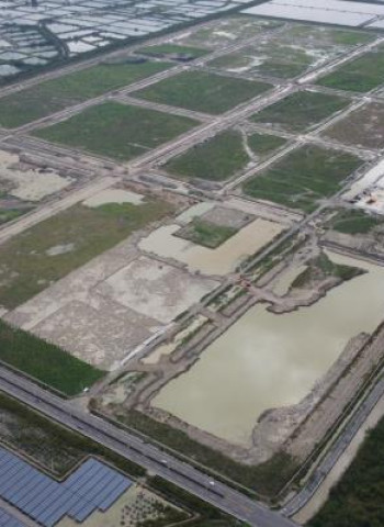 臺南市七股科技工業區創新共構 變電所與服務中心提升土地使用效率