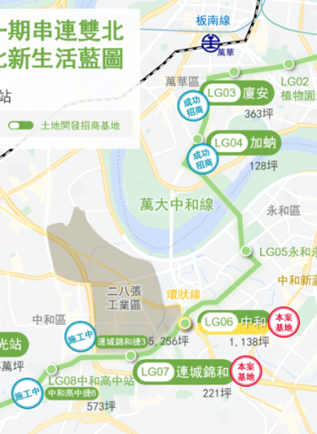 臺北捷運萬大線33億開發案 6日聯合招商 吸引投資人關注