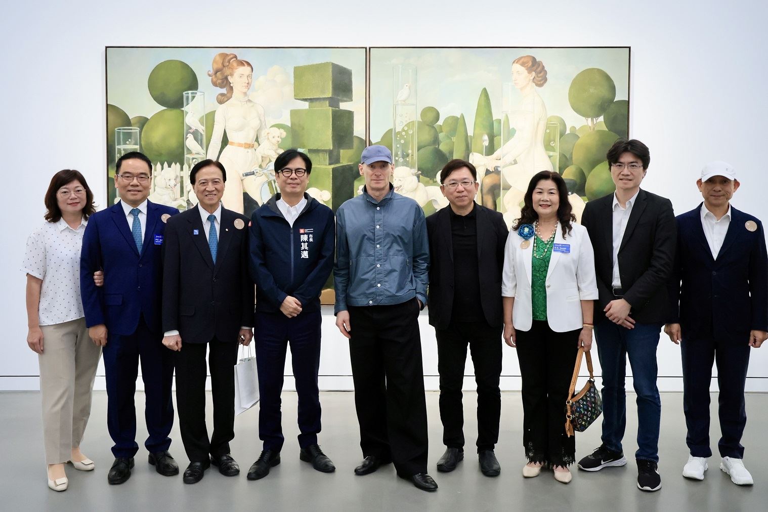 高美館年度大展《馮．沃爾夫的花園堡壘》開幕　高雄市長陳其邁：高雄站上國際藝術版圖