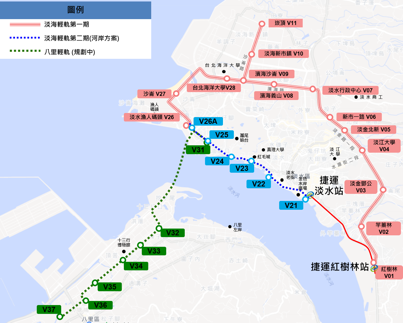 新北淡海再啟航！淡海輕軌二期內政部都委會通過　3.32公里新線串聯淡水河岸觀光新動能