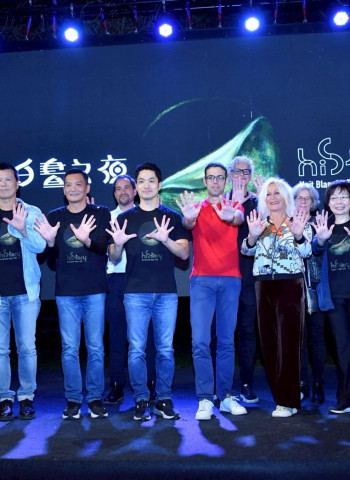 出席「臺北白晝之夜」十週年活動　市長蔣萬安：感謝法國在臺協會全力協助，讓白晝之夜一年比一年精彩，呈現城市藝術魅力