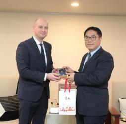 新任波蘭駐臺代表拜會臺南市長 黃偉哲期盼城市交流促進臺波合作