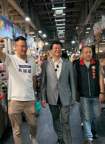 謝龍介力挺林揚庭 讚士林夜市蚵仔煎 樂透中頭獎將捐公益