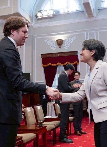 蕭美琴副總統接見美國智庫「外交關係協會」訪團　強調確保臺海和平穩定並積極參與國際事務