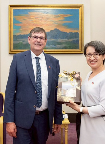 蕭美琴副總統接見法國參議院訪團　感謝長期支持並盼深化臺法關係