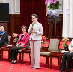 蕭美琴副總統感謝北美臺商會回國訪團長期支持臺灣　盼共同支持國防預算