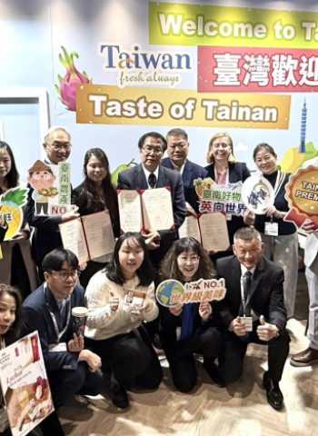 一試成主顧！臺南農產進軍英國國際食品飲料展，黃偉哲市長：首戰獲1億5千萬商機