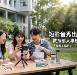 教育部短影音徵選活動開跑　大專校院秀出健康創意響應「青春不點菸」「不喝酒人生更長久」