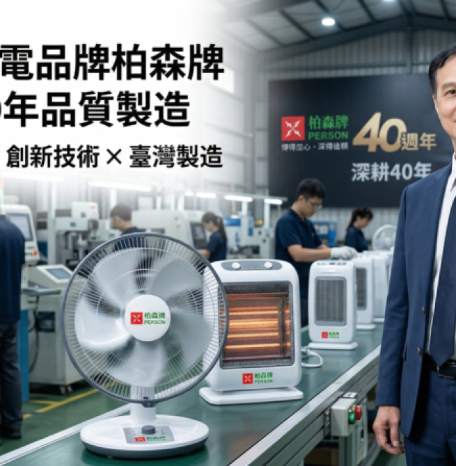 臺灣家電品牌柏森牌｜王瑞龍總經理：深耕40年在地製造與創新發展